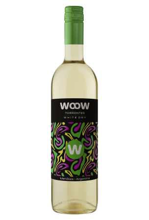 Вино WooW Торронтес,белое сухое 