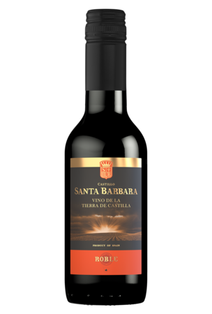 Вино Кастильо Санта Барбара Робле, красное сухое (0,187л)