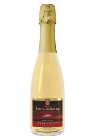 Вино Кастильо Санта Барбара, игристое белое полусладкое (0,187л)